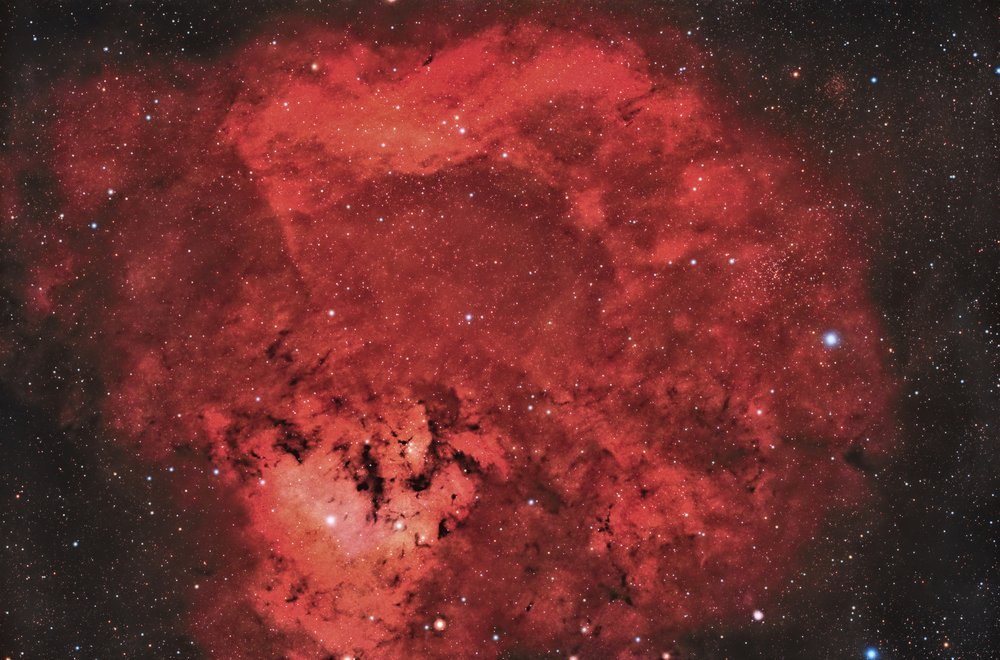 Question Mark Nebula (NGC 7822)