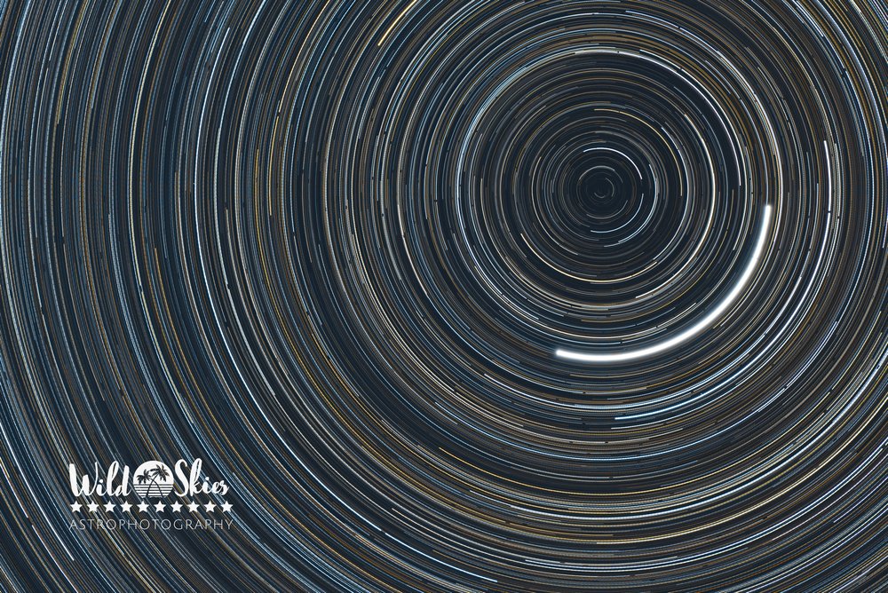 Star Trails around Polaris
